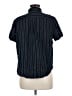 Levi's Stripes Black Short Sleeve Button-Down Shirt Size M - photo 2