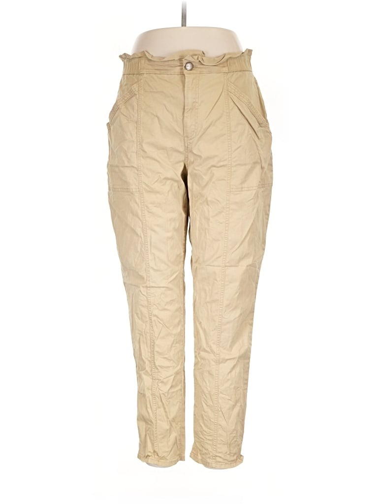 Pre-owned Natural Reflections Khaki Pant In Tan