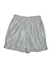 Nike 100% Polyester Solid Silver Athletic Shorts Size M - photo 1
