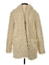 Forever 21 100% Polyester Ivory Faux Fur Jacket Size S - photo 1