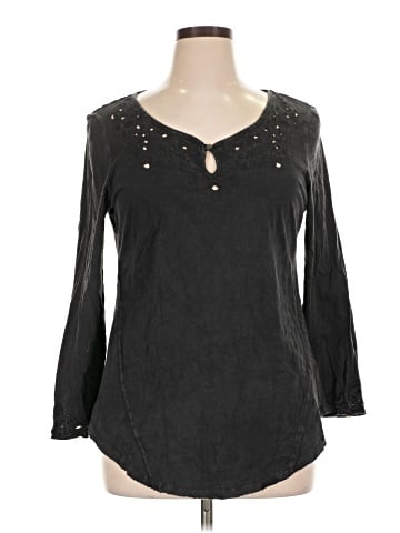 RXB Long Sleeve Henley (view 1)