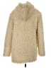 Forever 21 100% Polyester Ivory Faux Fur Jacket Size S - photo 2