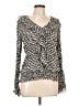 Sunny Leigh 100% Polyester Black Long Sleeve Blouse Size L - photo 1