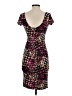 Bailey Blue Tweed Burgundy Cocktail Dress Size S - photo 2