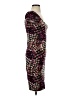 Bailey Blue Tweed Burgundy Cocktail Dress Size S - photo 4