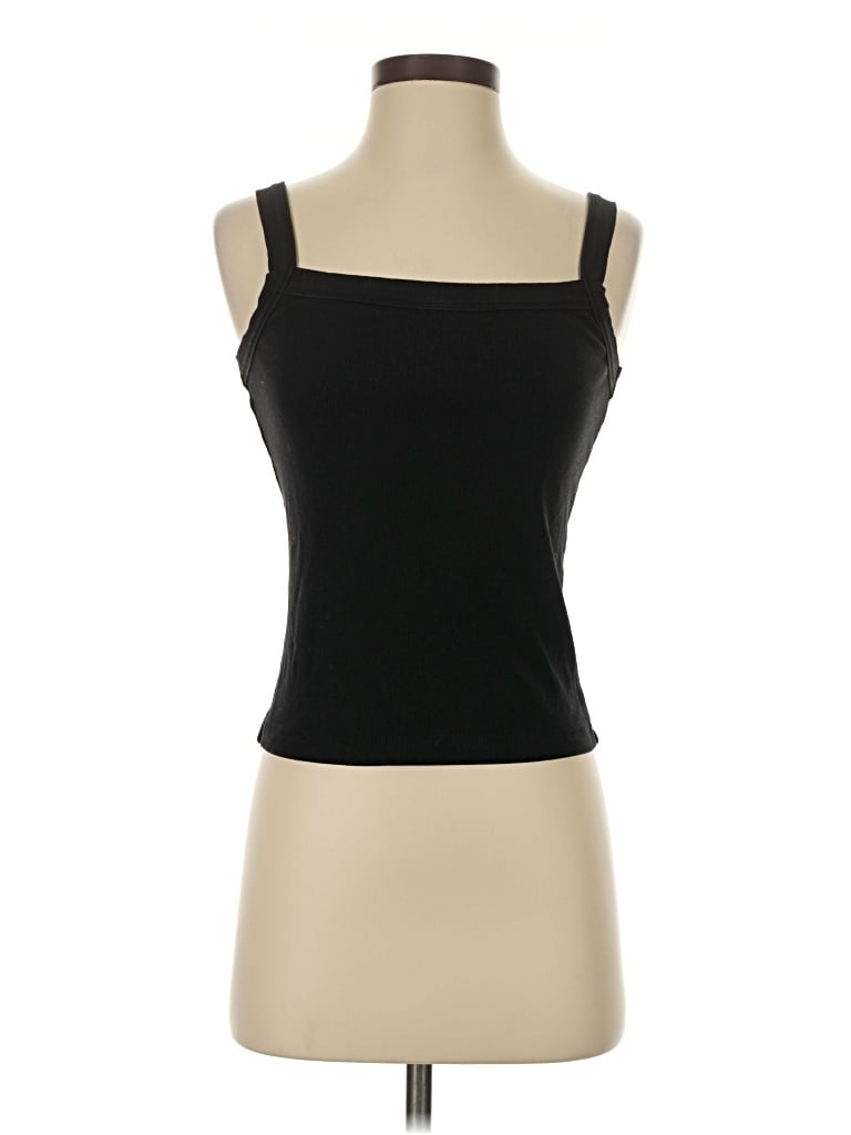 Pre-owned Mod Ref Tank Top Black Strapless Neckline Tops