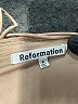 Reformation 100% Polyester Tan Casual Dress Size 8 - photo 4