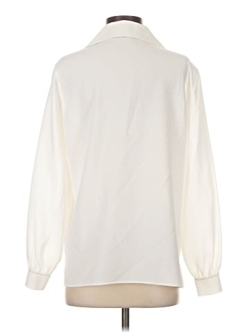 Lafayette 148 New York Long Sleeve Blouse (view 2)