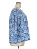 Talbots Blue 3/4 Sleeve Blouse Size 3X - photo 4