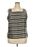 Venezia Gray Sleeveless Silk Top Size 18 - 20 Plus - photo 1