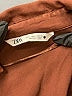 Zara Brown Long Sleeve Blouse Size L - photo 7