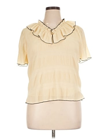 DKNY Short Sleeve Blouse (view 1)