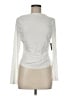 Express 100% Polyester Ivory Long Sleeve T-Shirt Size M - photo 1