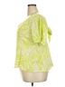 Torrid Yellow Short Sleeve Blouse Size 2X Plus (2) - photo 5