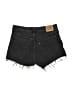 Levi's 100% Cotton Hearts Black Denim Shorts Size 30 waist - photo 2