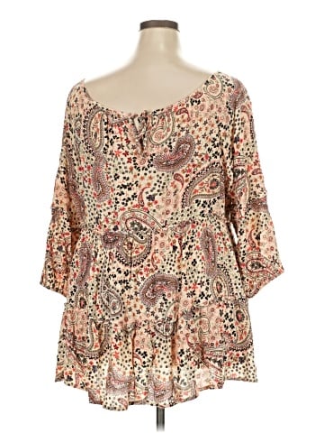 Torrid 3/4 Sleeve Blouse (view 2)