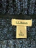 L.L.Bean 100% Cotton Tweed Blue Pullover Sweater Size L - photo 7