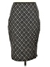 Express Houndstooth Black Formal Skirt Size 10 - photo 1