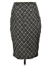 Express Houndstooth Black Formal Skirt Size 10 - photo 2
