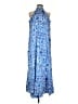 Ann Taylor 100% Polyester Paisley Blue Casual Dress Size S - photo 1