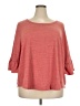 New Directions Pink Red 3/4 Sleeve Top Size 3X - photo 1