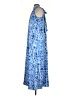 Ann Taylor 100% Polyester Paisley Blue Casual Dress Size S - photo 5