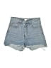 H&M Blue Denim Shorts Size 10 - photo 1