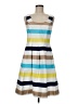 Nine West Stripes Blue Casual Dress Size 6 - photo 1