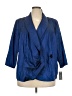 Alex Evenings Solid Blue Blazer Size 3X - photo 1