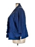 Alex Evenings Solid Blue Blazer Size 3X - photo 5