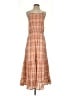 Toad & Co Checkered-gingham Orange Casual Dress Size S - photo 1