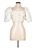 Zara White Short Sleeve Blouse Size L - photo 1