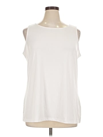Susan Graver Sleeveless T-Shirt (view 1)