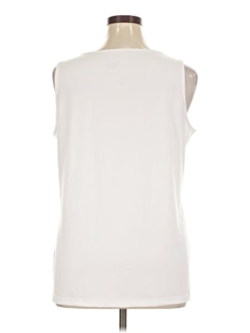 Susan Graver Sleeveless T-Shirt (view 2)