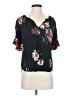 Joie 100% Viscose Black Short Sleeve Blouse Size S - photo 1