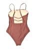 Unbranded Solid Brown One Piece Swimsuit One size - photo 2