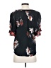 Joie 100% Viscose Black Short Sleeve Blouse Size S - photo 2