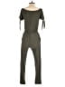 Derek Heart Solid Green Jumpsuit Size M - photo 2