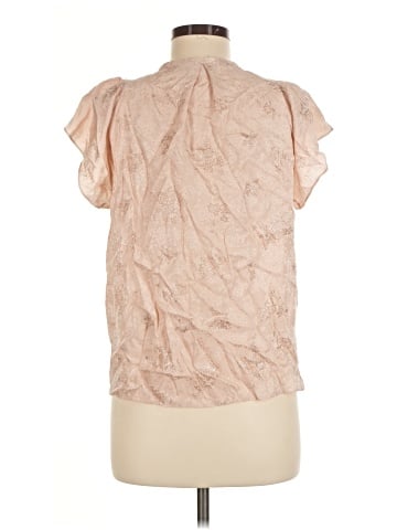 Rebecca Taylor Short Sleeve Silk Top (view 2)