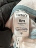 Carter's 100% Cotton White Zip Up Hoodie 3-6 MO / 6 MO - photo 3