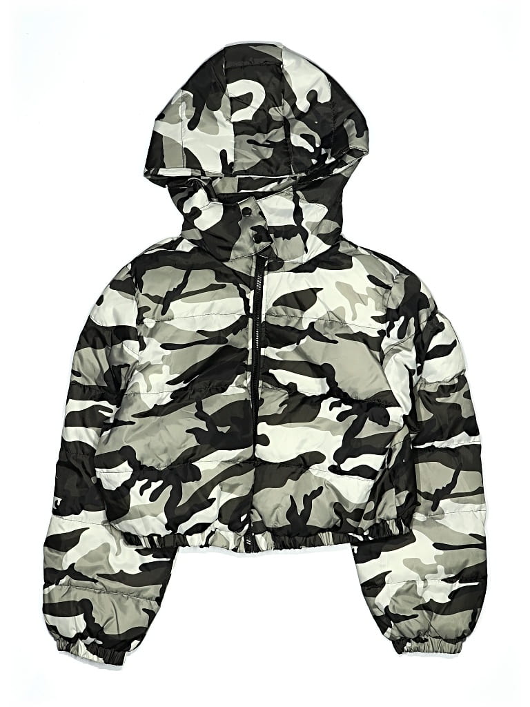 Pre-owned Almost Famous Kids' Windbreaker Jacket In Green