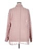 GeeGee 100% Polyester Polka Dots Pink Long Sleeve Blouse Size XXL - photo 2