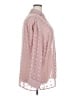 GeeGee 100% Polyester Polka Dots Pink Long Sleeve Blouse Size XXL - photo 4
