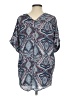 Alya 100% Polyester Blue 3/4 Sleeve Blouse Size S - photo 2