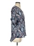 Alya 100% Polyester Blue 3/4 Sleeve Blouse Size S - photo 4