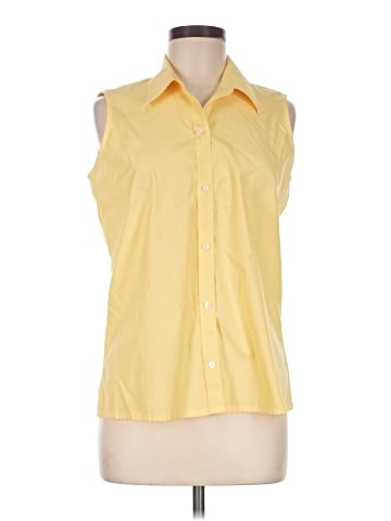 Liz Claiborne Sleeveless Button-Down Shirt (view 1)