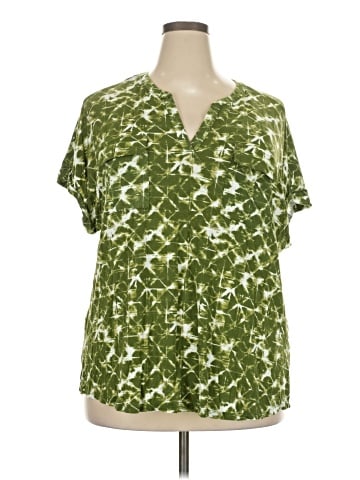 Style&Co Short Sleeve Blouse (view 1)