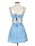 Unbranded Hearts Blue Cocktail Dress Size XS (estimated) - photo 2