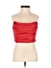 Zara 100% Polyester Red Sleeveless Top Size S - photo 1