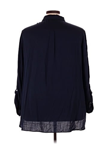 City Chic Long Sleeve Button-Down Shirt (view 2)